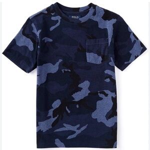 Polo by Ralph Lauren Kids Sz 5 Blue Camouflage T-Shirt